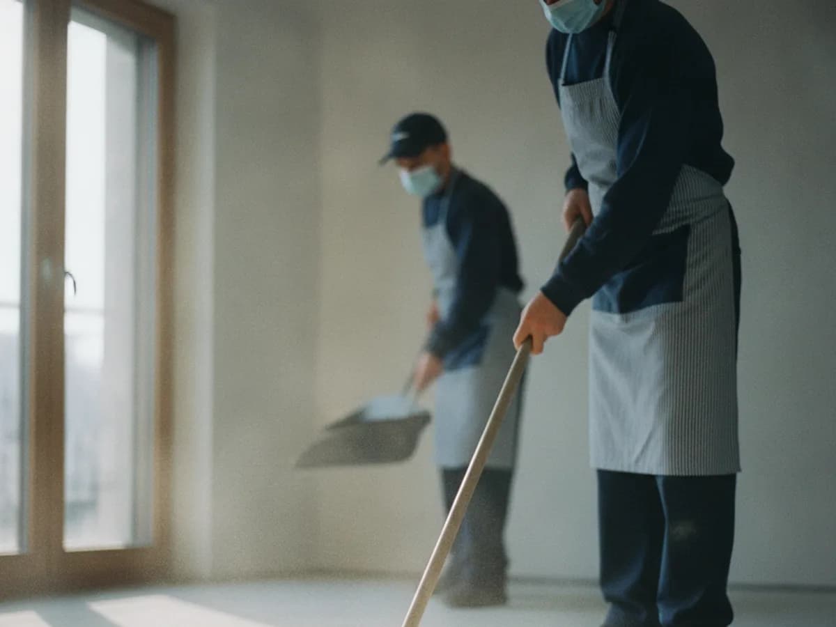Grobreinigung nach dem Bau